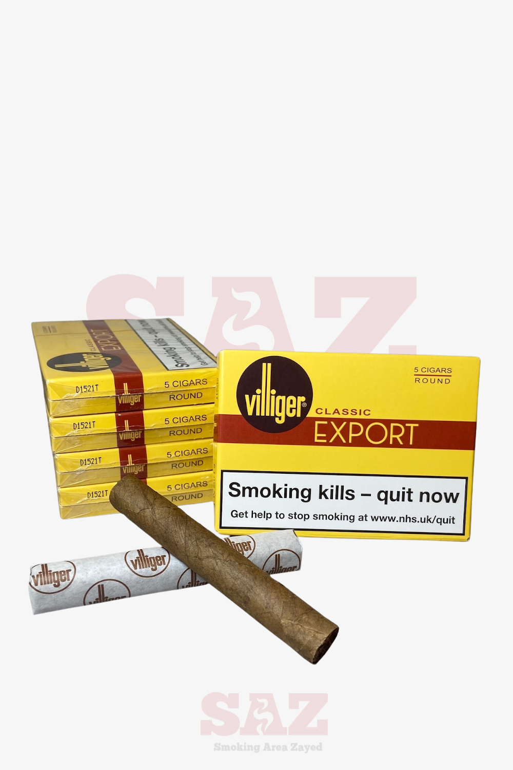 Villiger Export Round Cigar - 1 Pack of 5