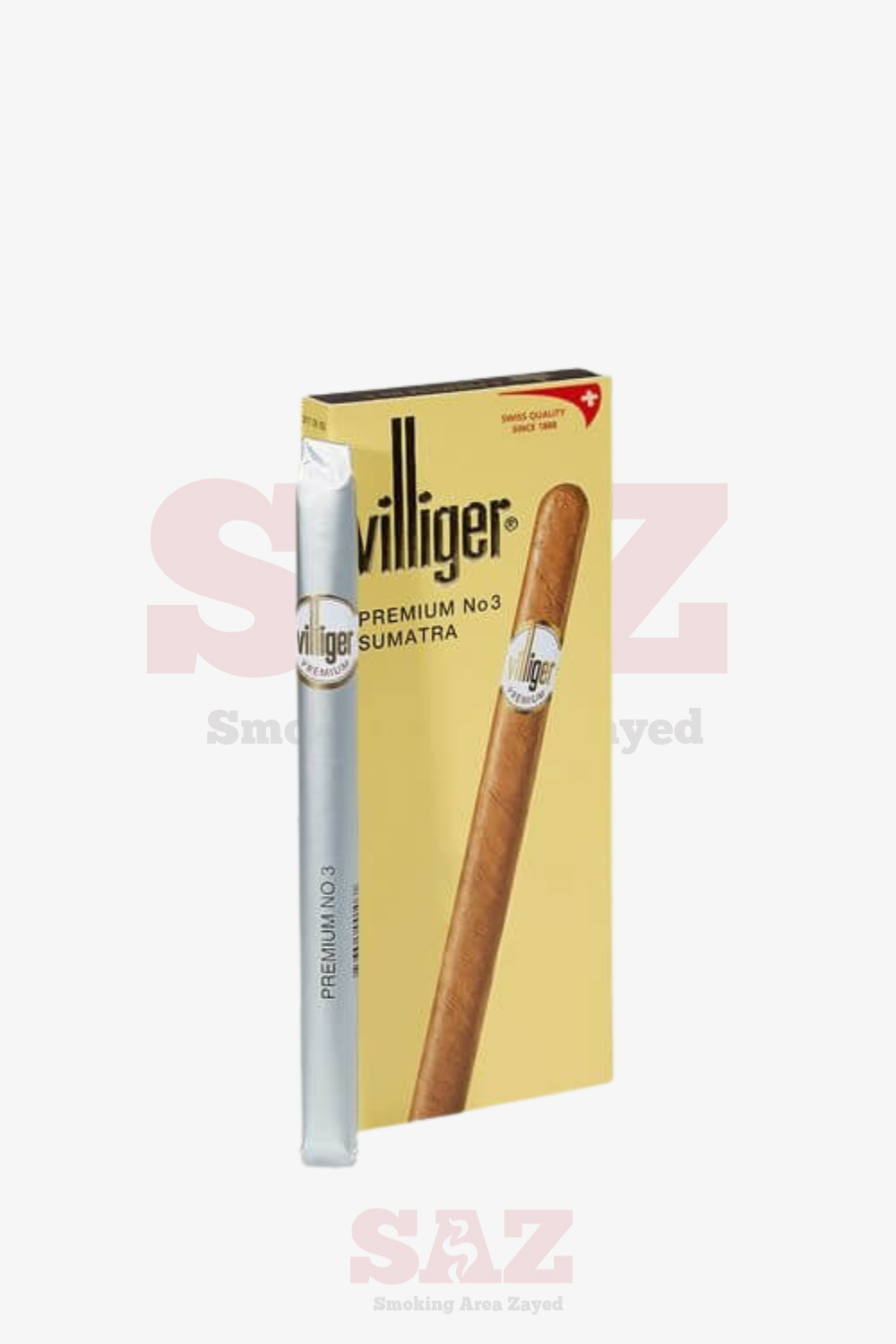 Villiger Premium No. 3 Sumatra Box Of 5 Cigars