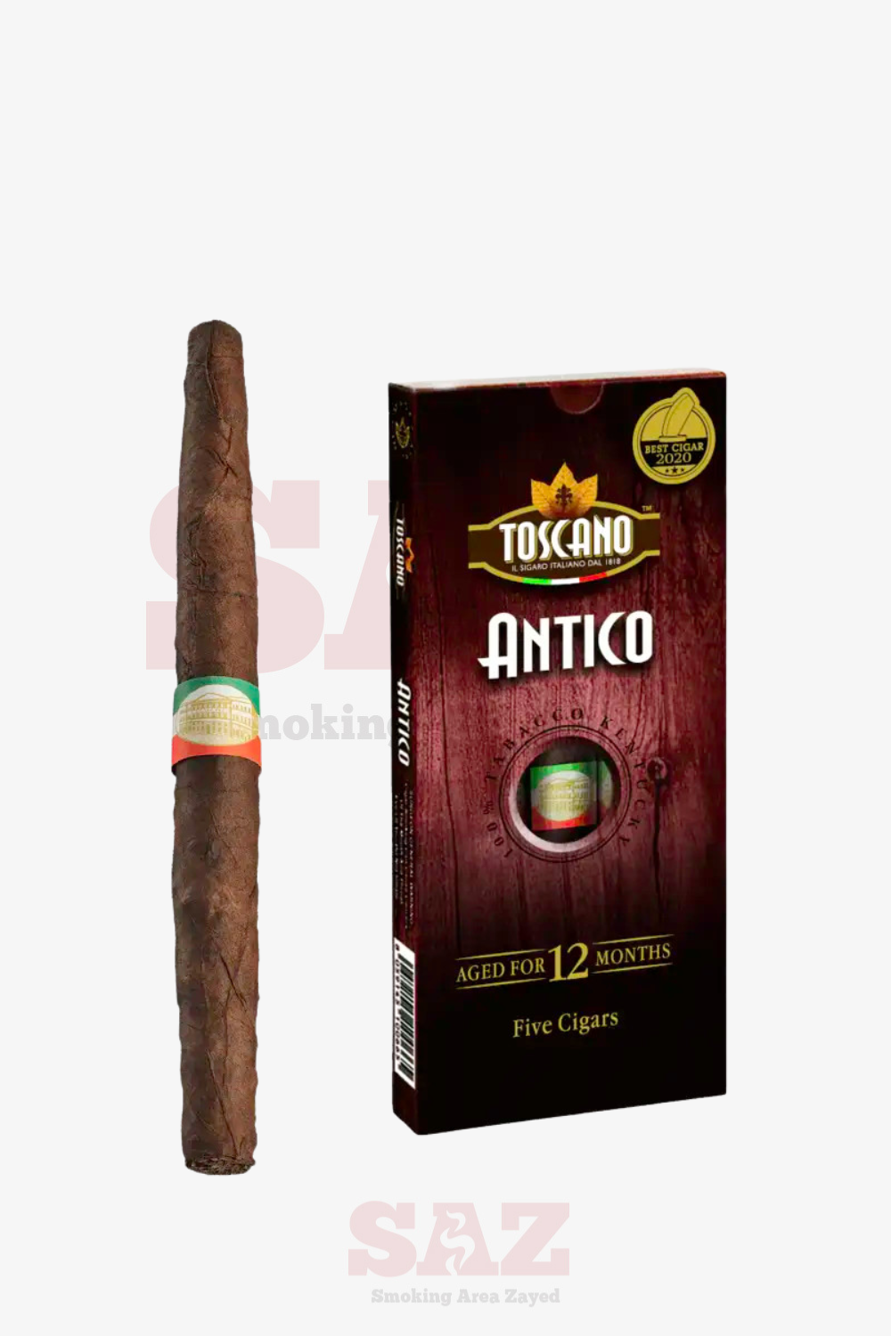 Toscano Cigars Antico Box of 5 Cigars