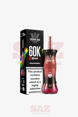 Al Fakher Crown Bar E Hose X 60000 60k Puffs Disposable Vape | Shisha Hookah