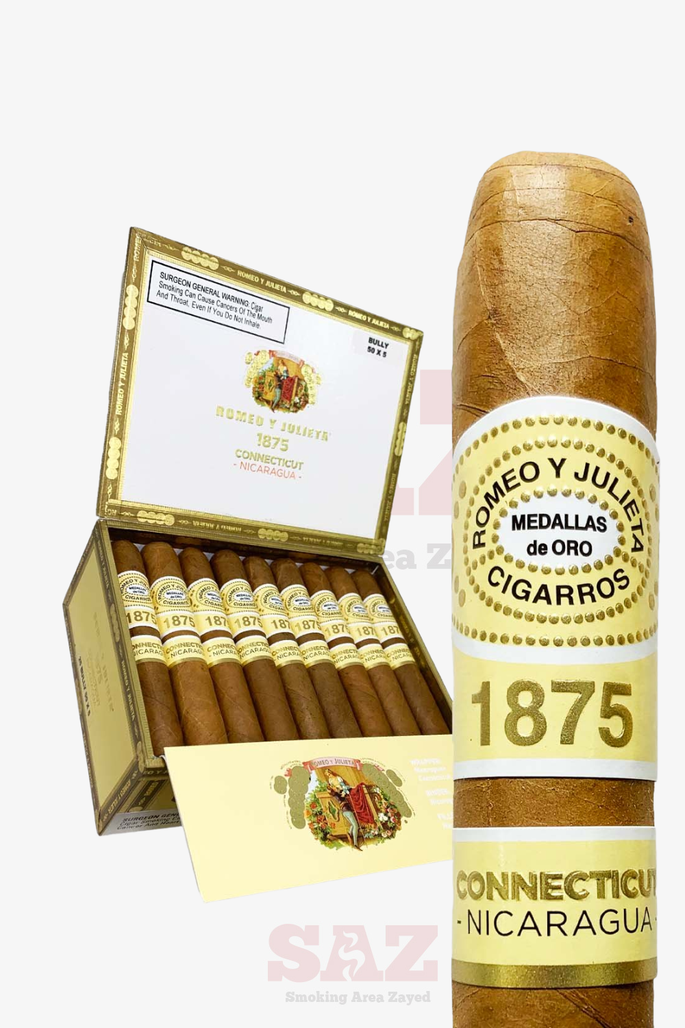Romeo y Julieta 1875 Connecticut Nicaragua Toro