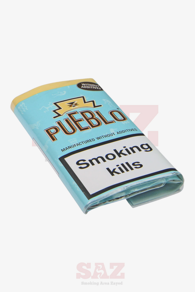 pueblo tobacco pouch pueblo blue 50 gm – SAZ STORE
