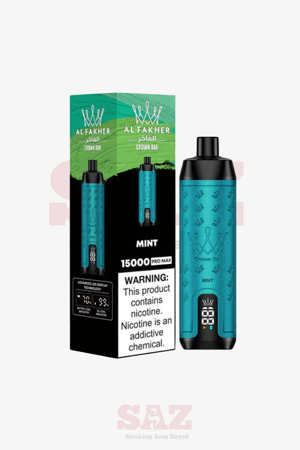 AL FAKHER CROWN BAR PRO MAX 15000 PUFFS 6MG