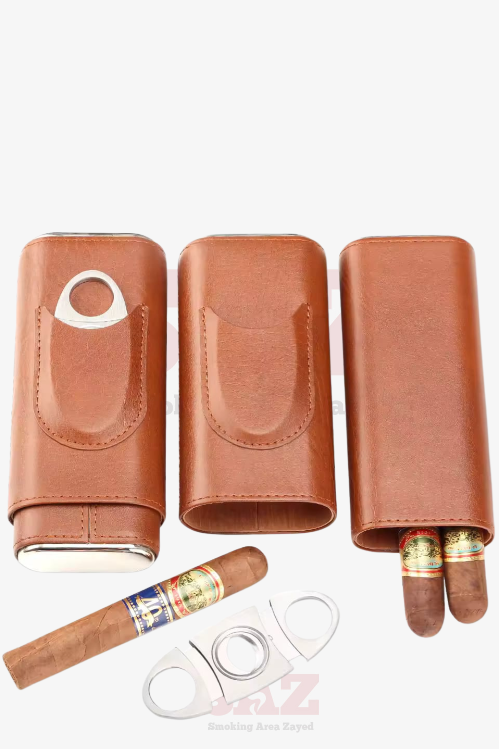 Leather Case Cigar ( 3 Cigar )