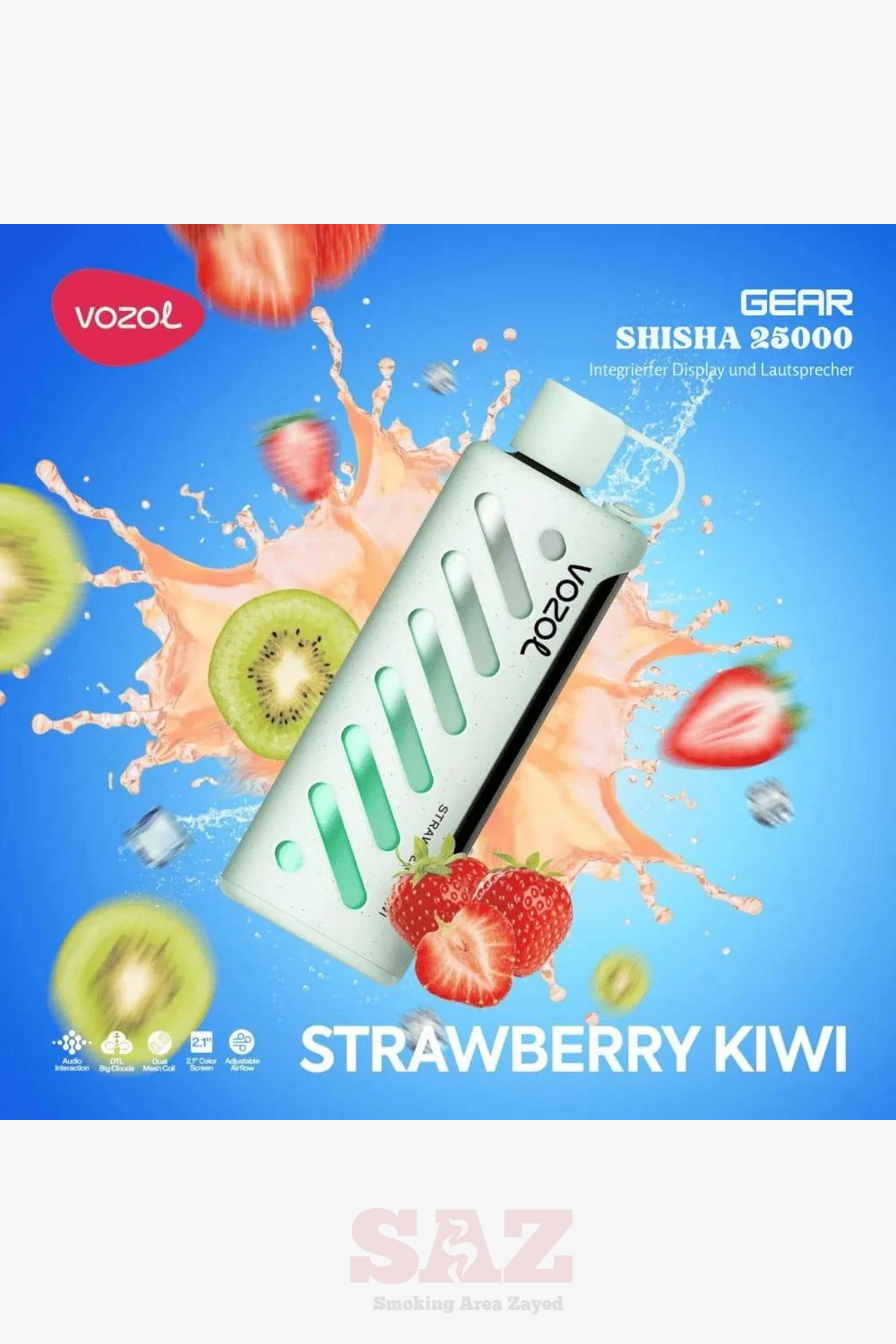 VOZOL GEAR SHISHA 25000 (3% Nic.) SAZ STORE VOZOL GEAR SHISHA 25000 (3% Nic.) SAZ STORE