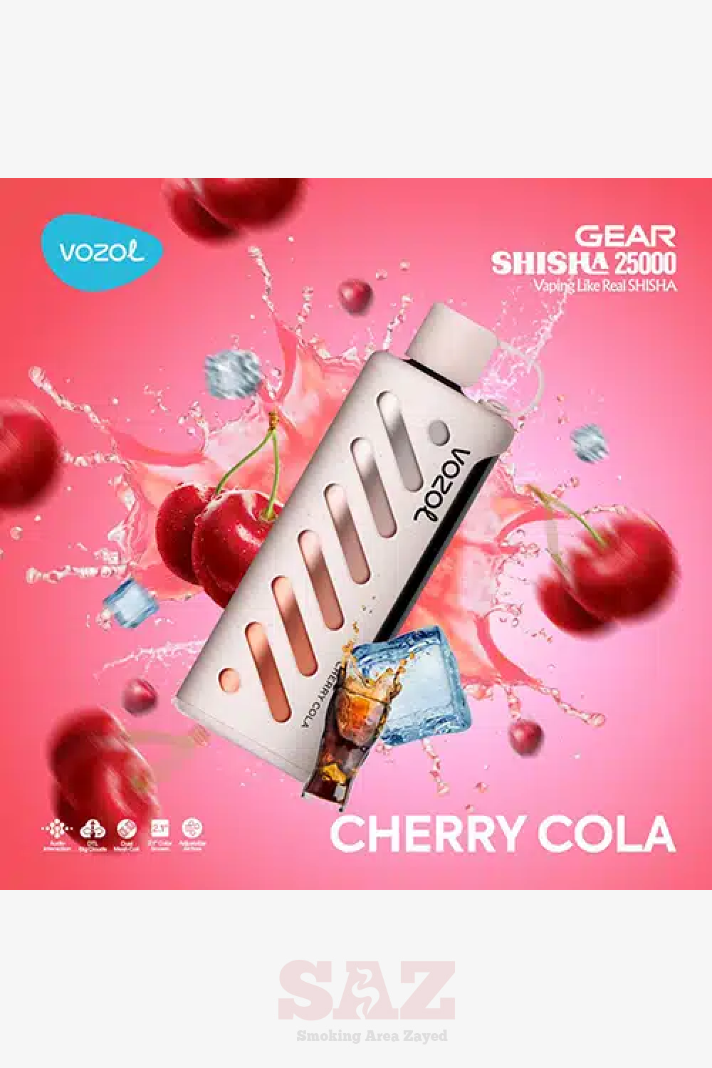 VOZOL GEAR SHISHA 25000 (3% Nic.)