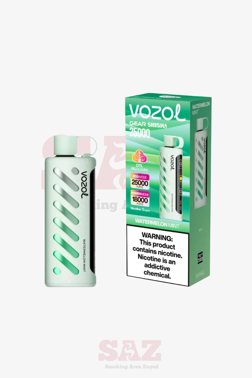 VOZOL GEAR SHISHA 25000 (3% Nic.)