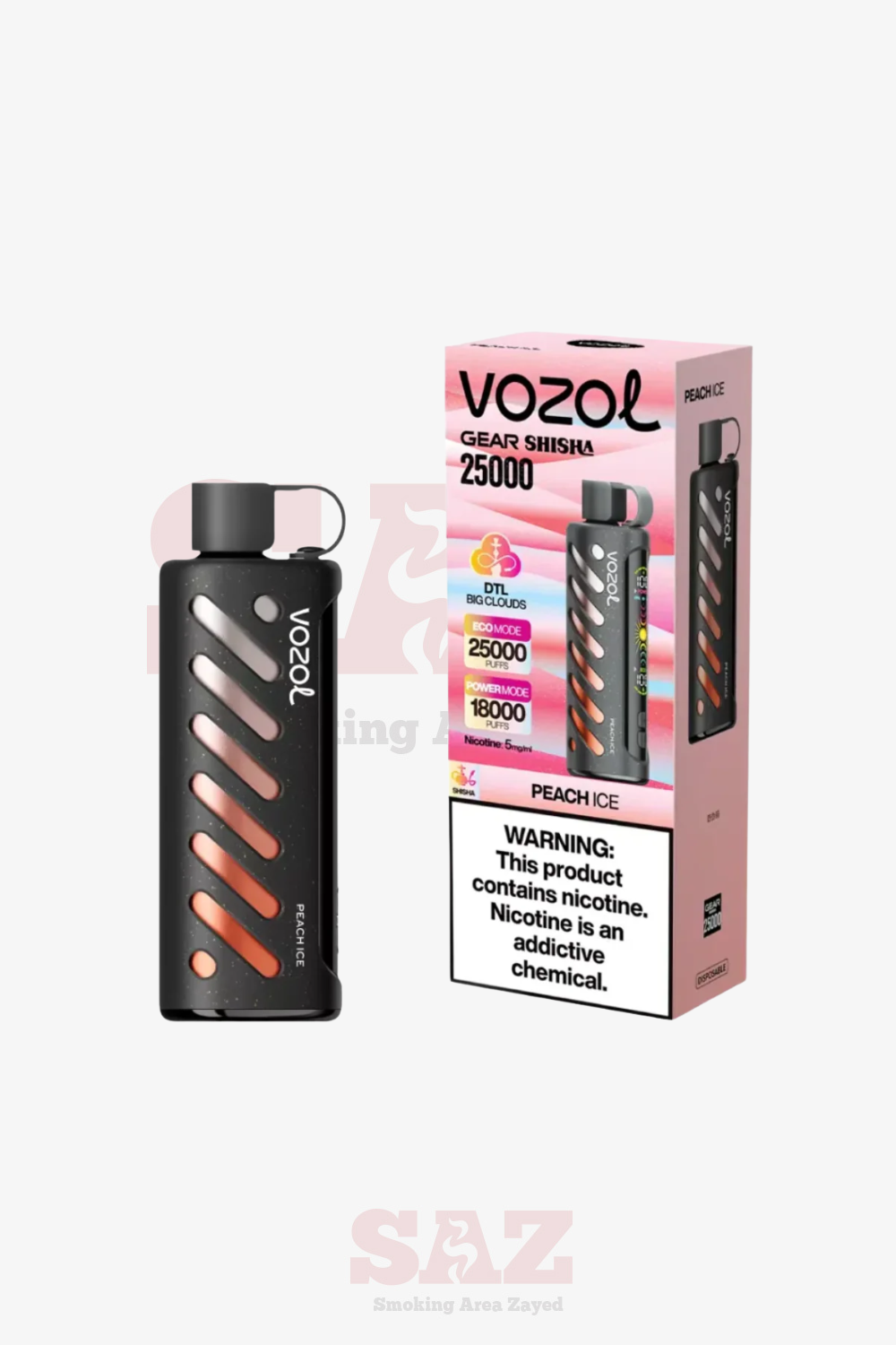 VOZOL GEAR SHISHA 25000 (3% Nic.)