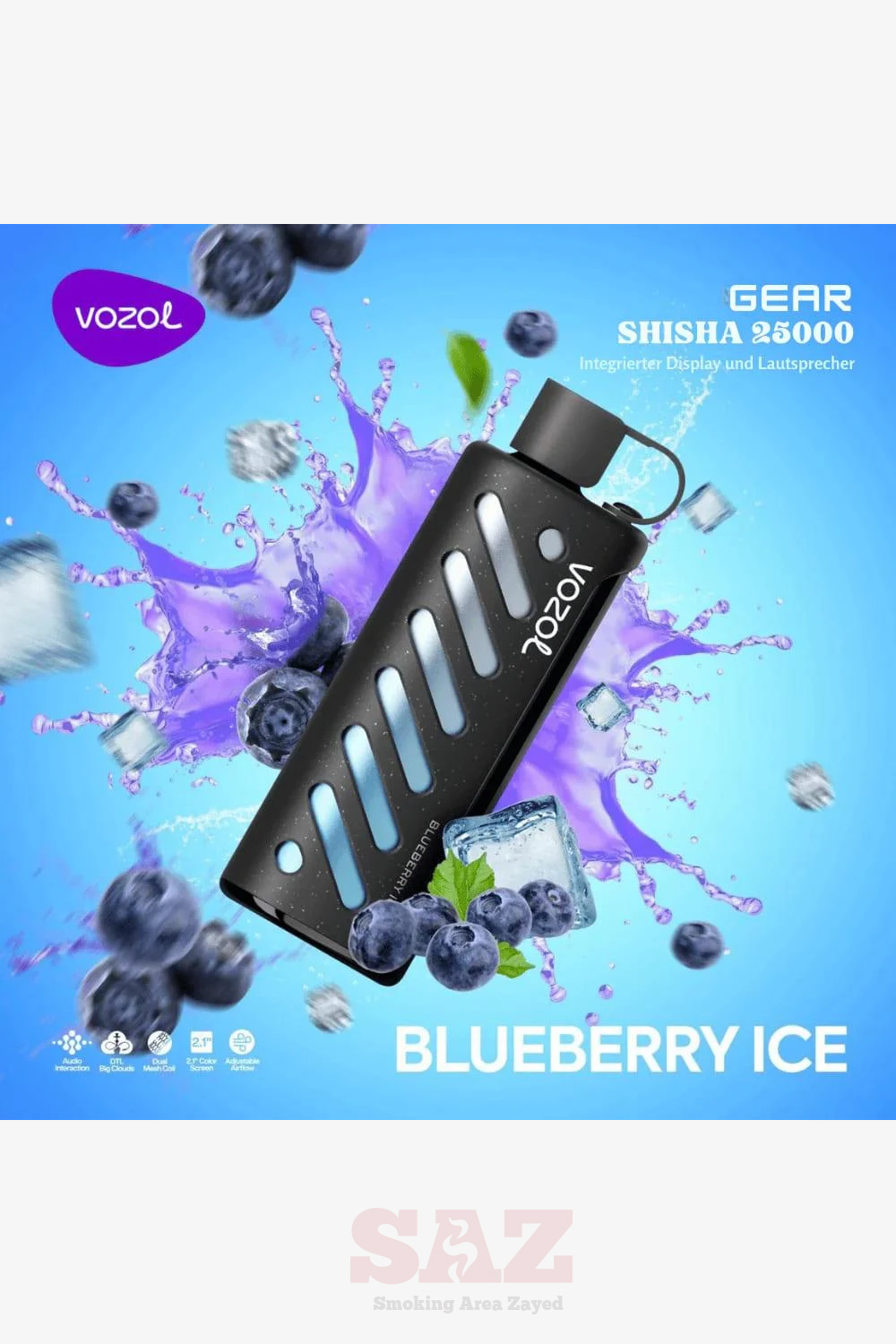 VOZOL GEAR SHISHA 25000 (3% Nic.)